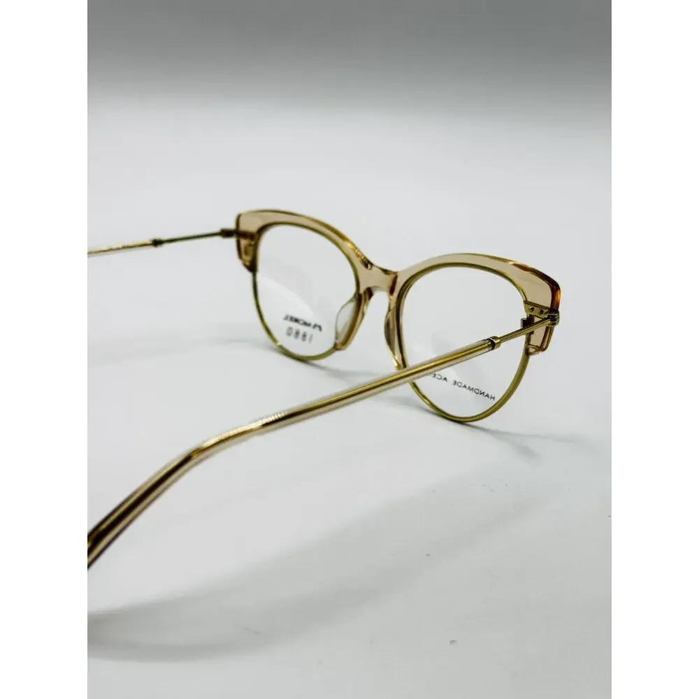 Morel 1880 Eyeglasses Frame Valere 60098M-PD12 Crystal Pink Cat Eye 52-19-145